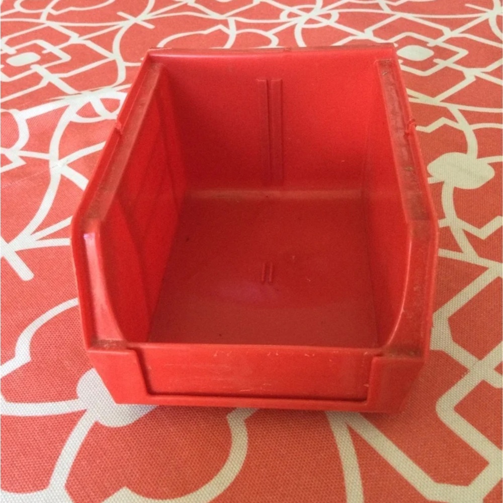 Red Storage Bin